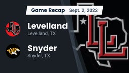 Recap: Levelland  vs. Snyder  2022