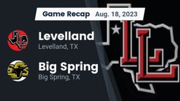 Recap: Levelland  vs. Big Spring  2023