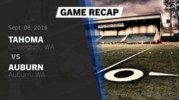 Recap: Tahoma  vs. Auburn  2016