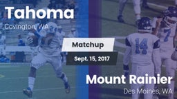 Matchup: Tahoma  vs. Mount Rainier  2017