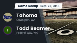 Recap: Tahoma  vs. Todd Beamer  2018