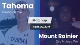 Matchup: Tahoma  vs. Mount Rainier  2019
