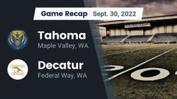 Recap: Tahoma  vs. Decatur  2022