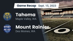 Recap: Tahoma  vs. Mount Rainier  2023