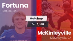 Matchup: Fortuna  vs. McKinleyville  2017