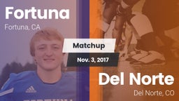Matchup: Fortuna  vs. Del Norte  2017
