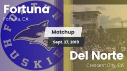 Matchup: Fortuna  vs. Del Norte  2019