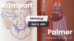 Matchup: Rampart  vs. Palmer  2016