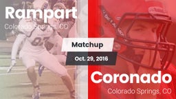 Matchup: Rampart  vs. Coronado  2016