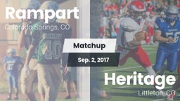 Matchup: Rampart  vs. Heritage  2017