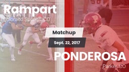 Matchup: Rampart  vs. PONDEROSA  2017