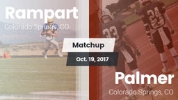 Matchup: Rampart  vs. Palmer  2017