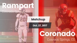 Matchup: Rampart  vs. Coronado  2017