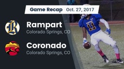 Recap: Rampart  vs. Coronado  2017