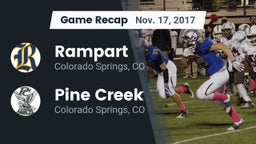 Recap: Rampart  vs. Pine Creek  2017