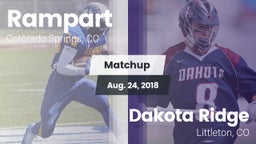 Matchup: Rampart  vs. Dakota Ridge  2018