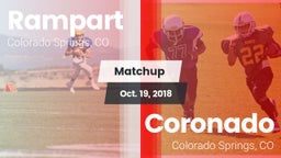 Matchup: Rampart  vs. Coronado  2018