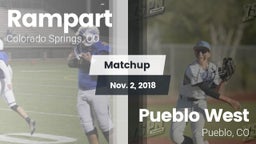 Matchup: Rampart  vs. Pueblo West  2018