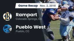Recap: Rampart  vs. Pueblo West  2018