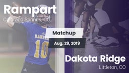 Matchup: Rampart  vs. Dakota Ridge  2019