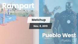 Matchup: Rampart  vs. Pueblo West  2019