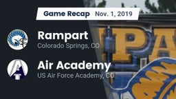 Recap: Rampart  vs. Air Academy  2019