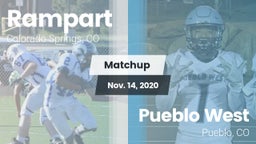 Matchup: Rampart  vs. Pueblo West  2020