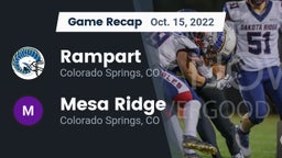 Recap: Rampart  vs. Mesa Ridge  2022
