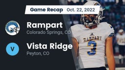 Recap: Rampart  vs. Vista Ridge  2022