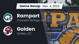 Recap: Rampart  vs. Golden  2022