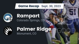 Recap: Rampart  vs. Palmer Ridge  2023