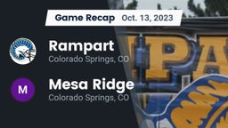 Recap: Rampart  vs. Mesa Ridge  2023