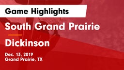 South Grand Prairie  vs Dickinson  Game Highlights - Dec. 13, 2019
