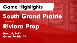 South Grand Prairie  vs Riviera Prep Game Highlights - Nov. 24, 2023