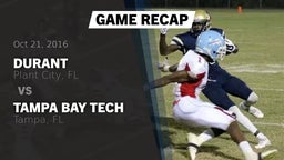 Recap: Durant  vs. Tampa Bay Tech  2016