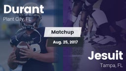 Matchup: Durant  vs. Jesuit  2017