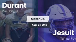 Matchup: Durant  vs. Jesuit  2018