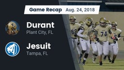 Recap: Durant  vs. Jesuit  2018