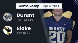Recap: Durant  vs. Blake  2019