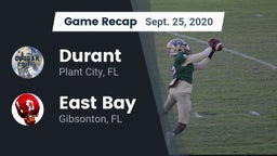Recap: Durant  vs. East Bay  2020