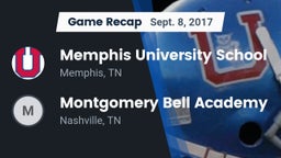 Recap: Memphis University School vs. Montgomery Bell Academy 2017