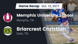 Recap: Memphis University School vs. Briarcrest Christian  2017