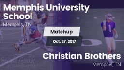 Matchup: Memphis University vs. Christian Brothers  2017