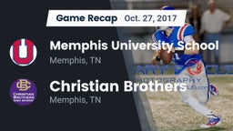 Recap: Memphis University School vs. Christian Brothers  2017