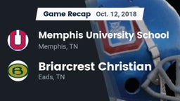 Recap: Memphis University School vs. Briarcrest Christian  2018