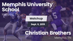 Matchup: Memphis University vs. Christian Brothers  2019