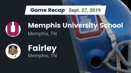 Recap: Memphis University School vs. Fairley  2019