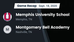 Recap: Memphis University School vs. Montgomery Bell Academy 2020