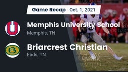 Recap: Memphis University School vs. Briarcrest Christian  2021