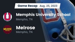 Recap: Memphis University School vs. Melrose  2023